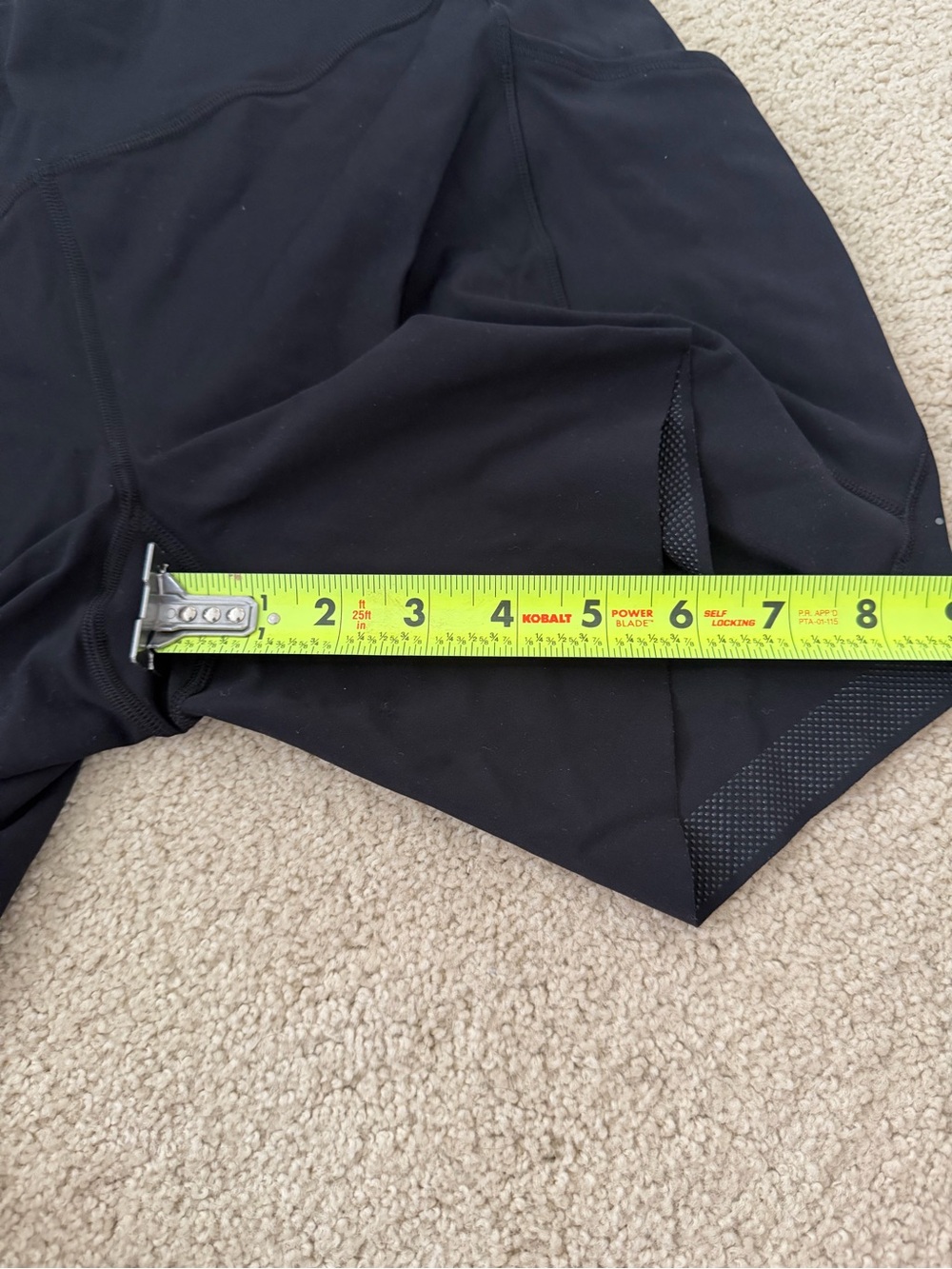 lululemon athletica Black Fast and Free High-Rise Bike 6” Shorts with Side Pocke - Picture 3 of 4